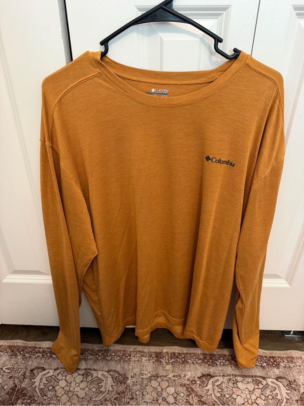 Columbia Men's Crewneck Sweater - Rust/Gold Tone